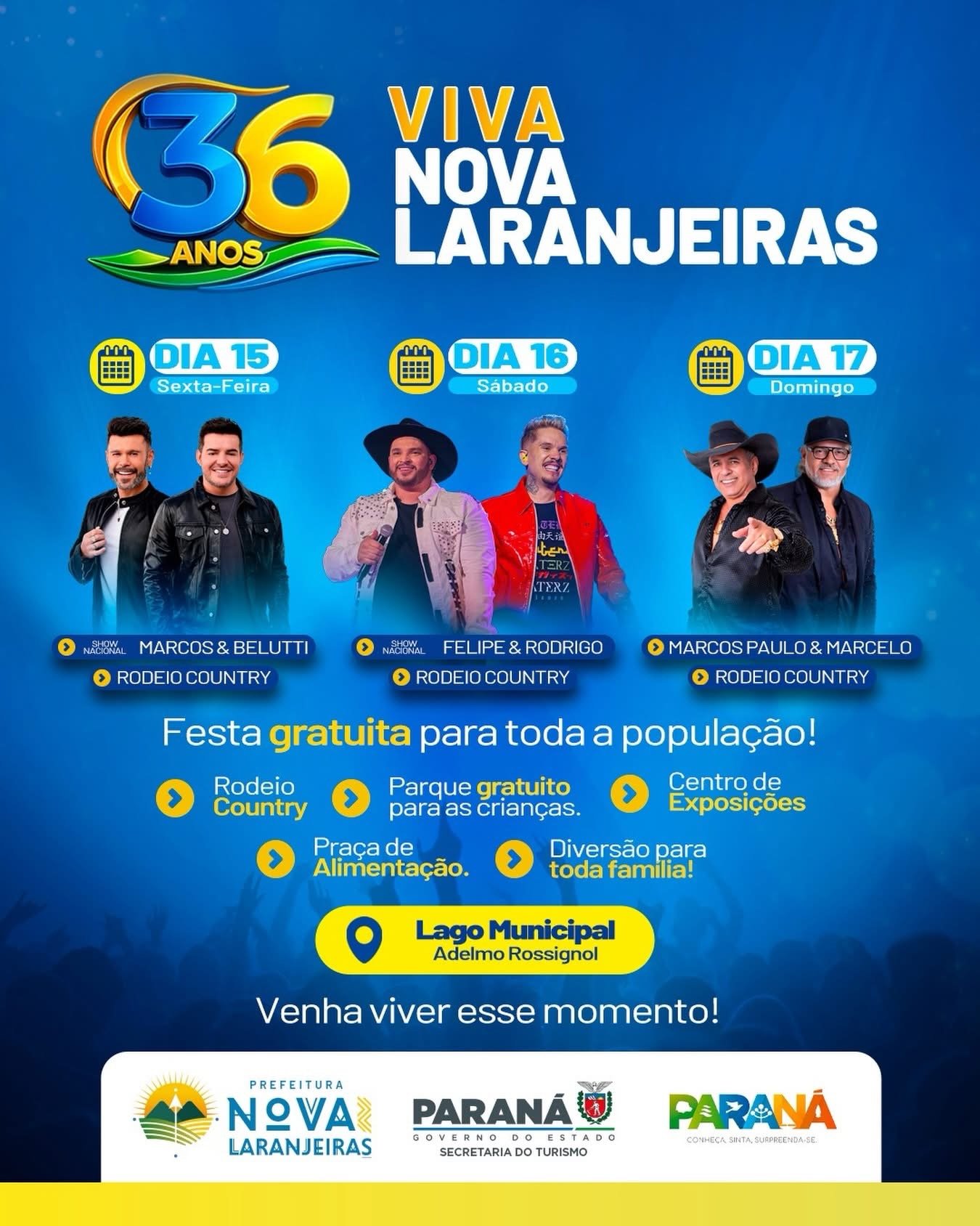 36 anos de Nova Laranjeiras